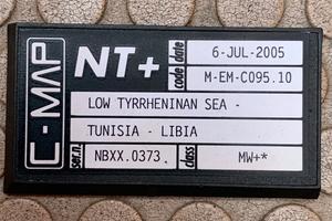 Scheda cartografia nautica C Map basso Tirreno