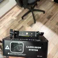 Laser show system dmx