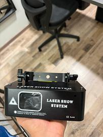 Laser show system dmx