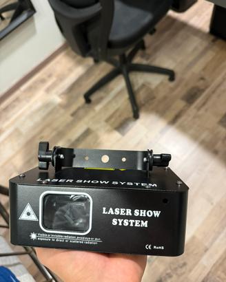 Laser show system dmx
