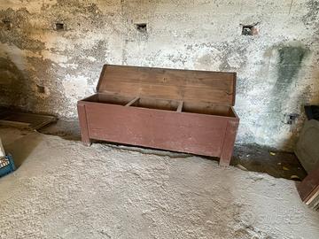 Arcone cassapanca baule arte povera