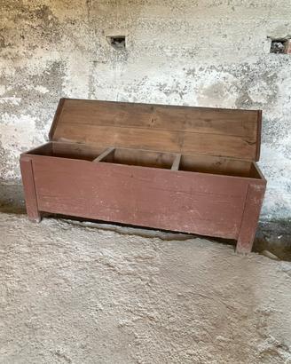 Arcone cassapanca baule arte povera