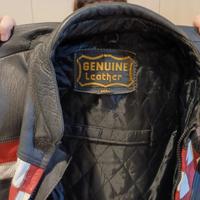Giubbotto per moto in vera pelle