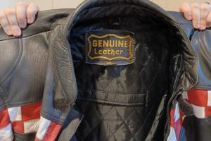Giubbotto per moto in vera pelle