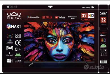 TV TELEVISIONE 32 POLLICI SMART NETFLIX YOU TUBE