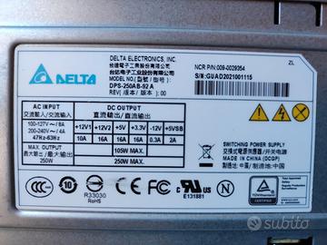 Alimentatore PC ATX 250Watt