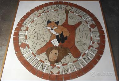 Rosone per pavimenti mod. " volpe e leone "