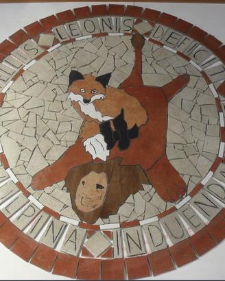 Rosone per pavimenti mod. " volpe e leone "