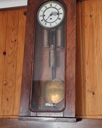 Orologio a pendolo d'epoca da parete  non  attivo