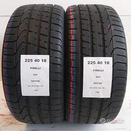 2 gomme 225 40 18 pirelli a718