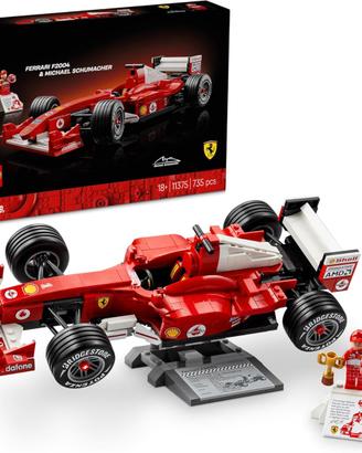 LEGO Icons Ferrari F2004 e Michael Schumacher - Mo