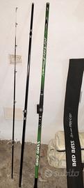 coppia di canne bad bass più mulinelli  due Daiwa
