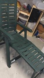 sedia a sdraio da giardino