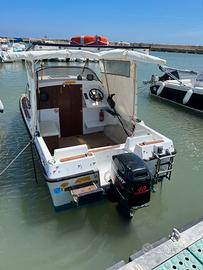 Pilotina con mercury 40cv