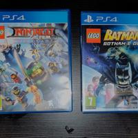 giochi per Ps4 lego Batman 3 e ninjago