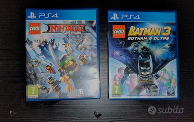 giochi per Ps4 lego Batman 3 e ninjago