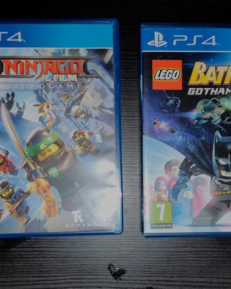 giochi per Ps4 lego Batman 3 e ninjago