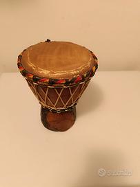 bongo in legno fatto a mano 