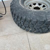 Gomma bf mud 35 e cerchio da 15