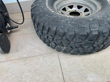 Gomma bf mud 35 e cerchio da 15