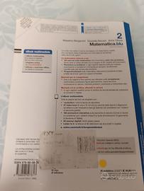 Libro scolastico matematica blu liceo