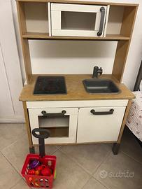 Cucina giocattolo ikea + carrellino frutta