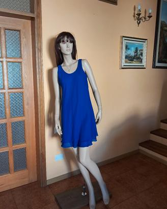 Coppia di abiti estivi tg M, bluette e borgogna