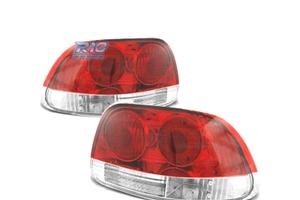 FANALI PER HONDA CRX DEL SOL 92-97 ROSSO BIANCO ST