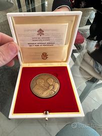 Medaglia ufficiale del vaticano