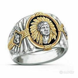 ANELLO NATIVI INDIANI D'AMERICA DAKOTA APACHE