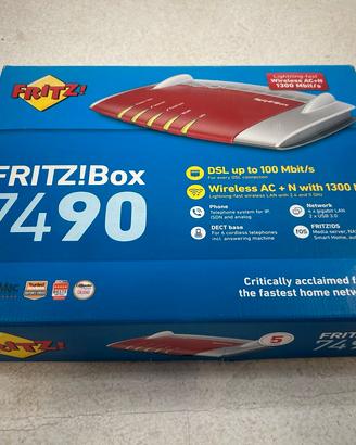 Modem Router FRITZ!Box 7490 - Nuovo mai usato