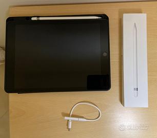 iPad 9ª gen. 64GB + Apple Pencil 1ª gen. + cover