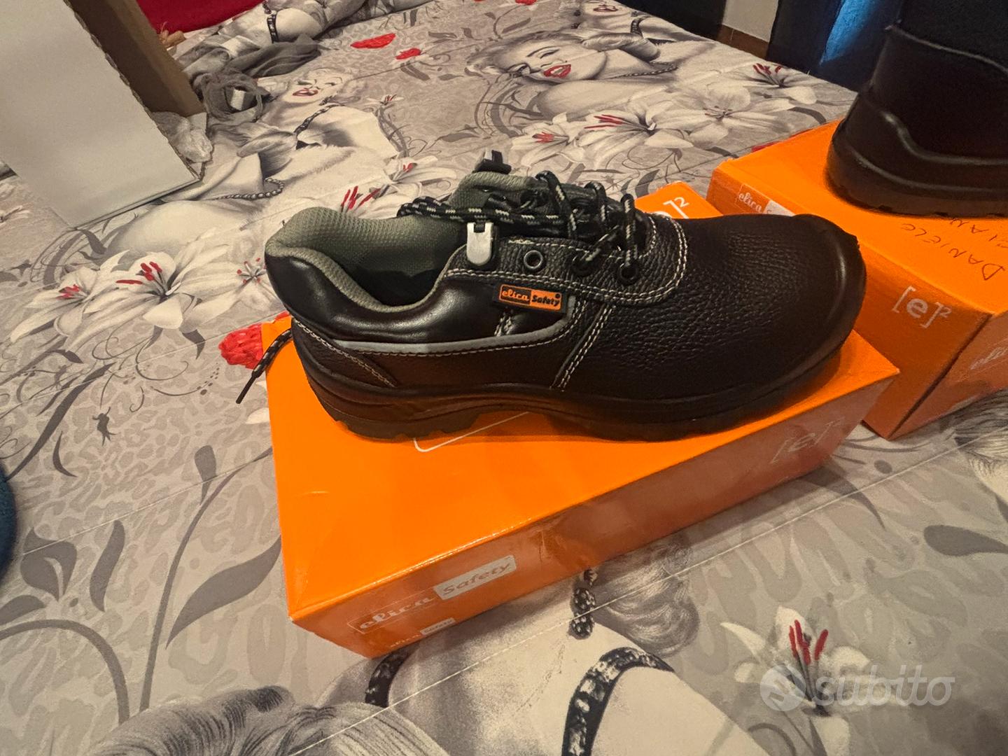 U Power Scarpe Uomo Scarpe Antinfortunistiche BETA 7246B - Pelle Scamosciata Con Punta In Acciaio Scarpe Antinfortunistiche Alte Uomo - Foto 4