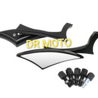 4AB COPPIA 2 X specchietti nero universale MOTO