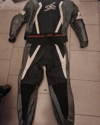 Giacca in pelle+Pantalone in pelle Spyke Moto 
