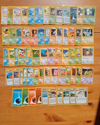 Pokemon Lotto Neo Genesis Semicompleto.