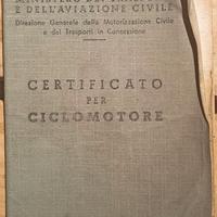 Libretto di Circolazione Moto Guzzi Trotter