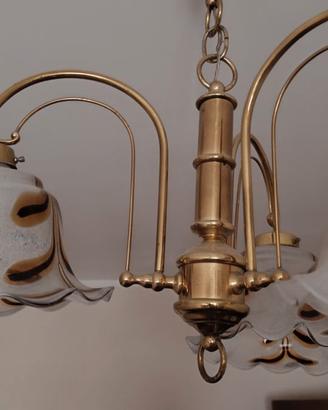 Lampadario vintage anni 50