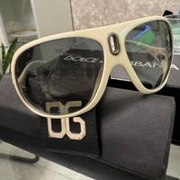 occhiali da sole DOLCE e GABBANA D&G bianchi