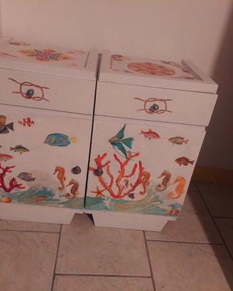 comodini stile marino vintage