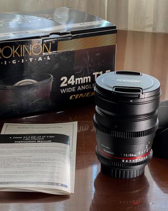 Rokinon 24mm T1.5 VDSLR Cine (Canon EF)