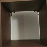 mensola cubo a parete