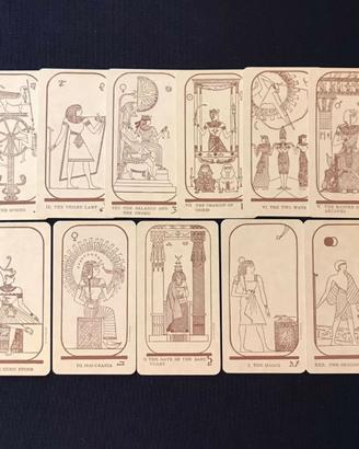 Carte TAROCCO EGYPTIAN TAROT DECK 1980