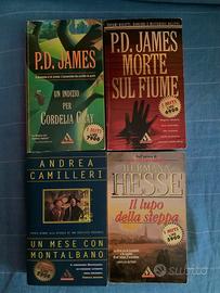 Romanzi grandi autori Hesse, P.D.James, Camilleri