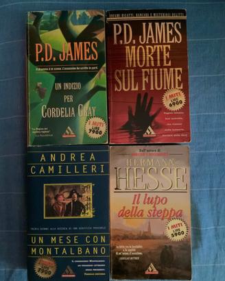 Romanzi grandi autori Hesse, P.D.James, Camilleri