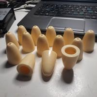 14 pomelli capocorda in plastica vintage