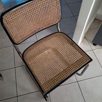 Set 4 sedie in Vimini 