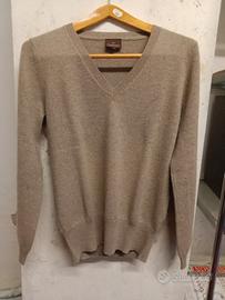 Maglione donna scollo a "V" in cachemire
