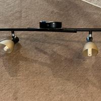 Lampadario antichizzato marrone