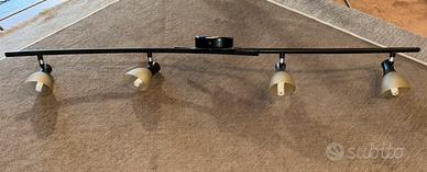 Lampadario antichizzato marrone